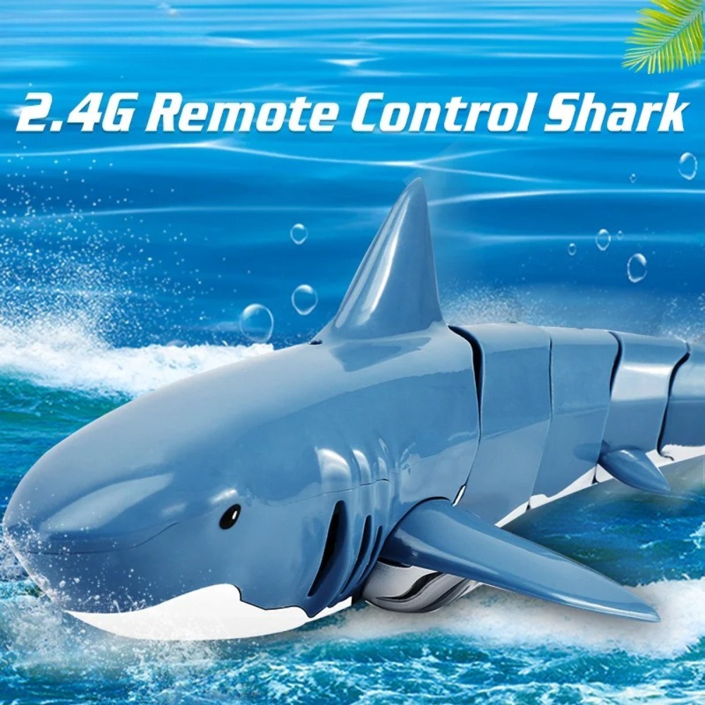 Educational Toys - Meistverkauftes 2,4G Ferngesteuertes Realistisches Elektrisches Hai-Boot-Modell