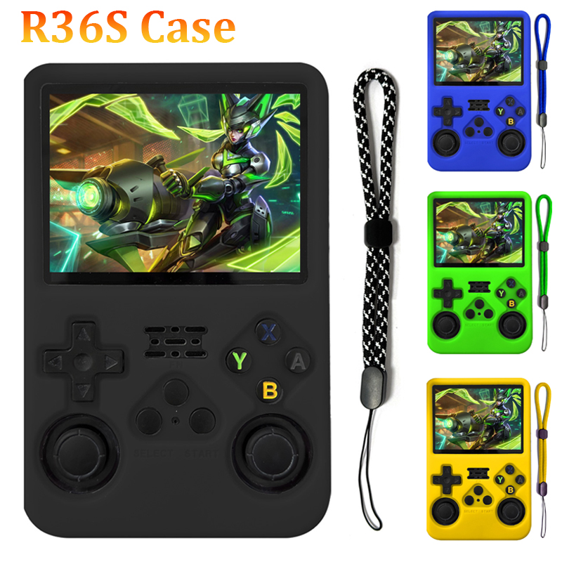 Retro Handheld Game Console R36S - R36S Silikonhülle Handheld-Spielkonsole Silikon-Schutzhülle Kratzfeste Aufbewahrungsbox