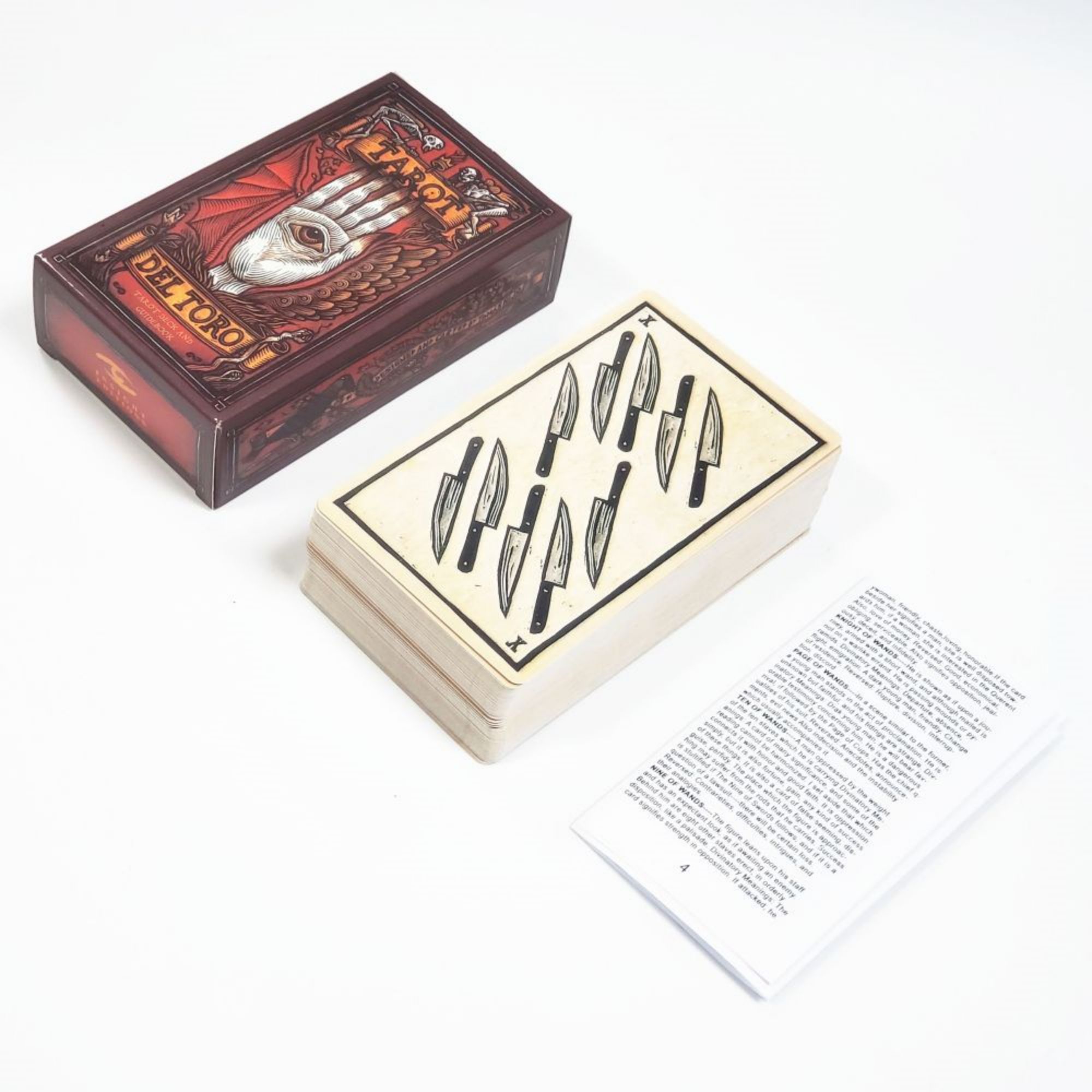 Tarot Cards Deck With Guidebook - 12x7cm Tarot del A Tarot-Deck und