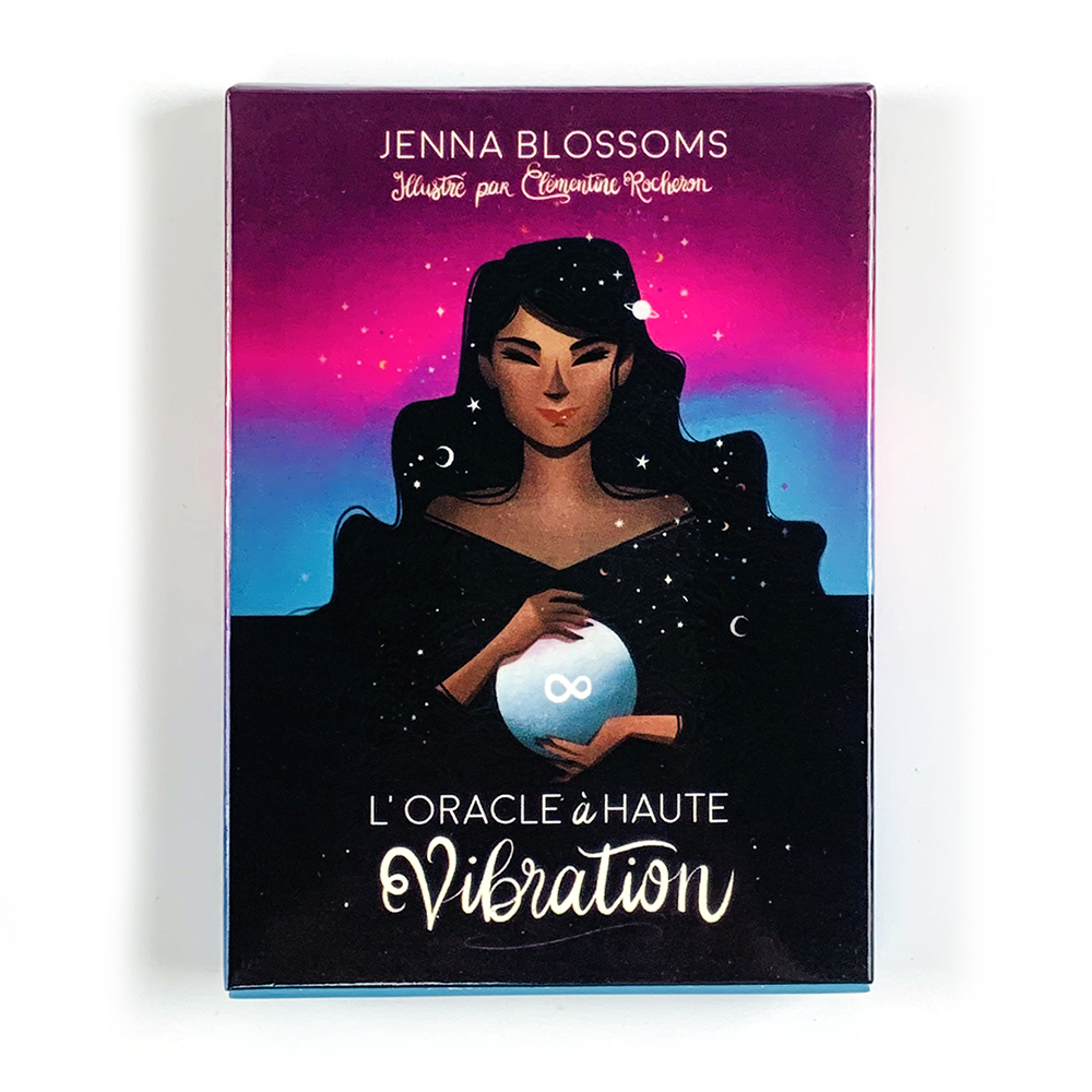Tarot Cards Deck With Guidebook - L'Oracle à Haute Vibration - 44-Karten-Orakelkarten-Set