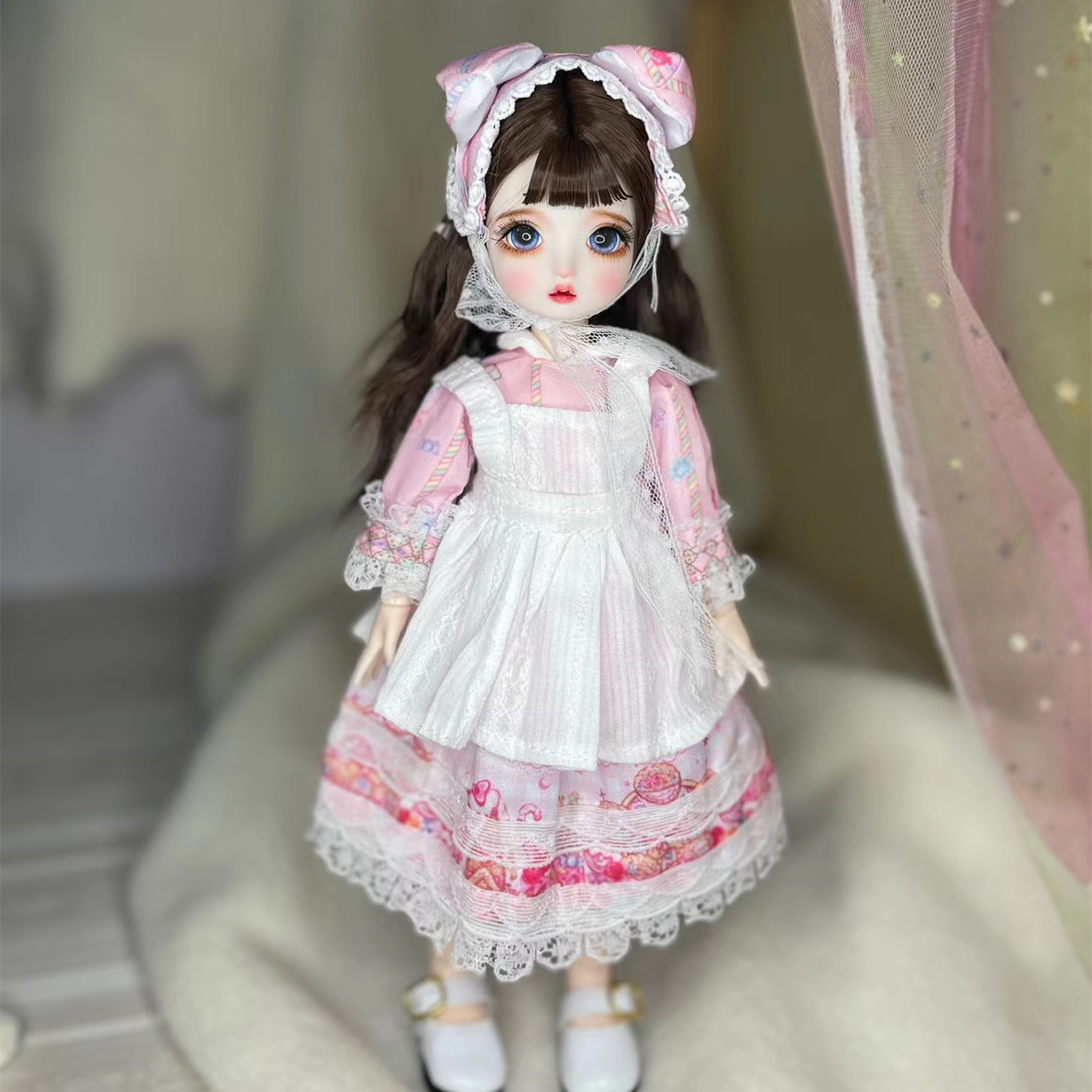 Bjd Doll 1 6 Full Set With Clothes - Maßstab 1/6 Super süße Modepuppe BJD/SD