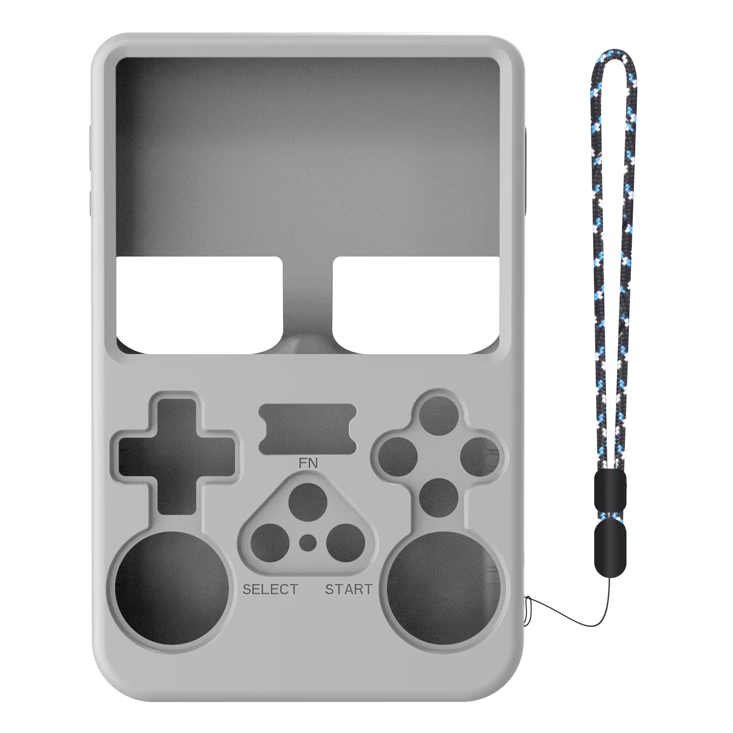 Retro Handheld Game Console R36S - Silikon Anti-Kratz-Schutzhülle mit Trageschlaufe Weiche Hautschutzabdeckung