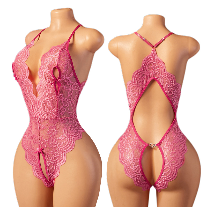 Dolls - Erotische Rosa Pyjamas Teddy-Doll Sexy Crotchless