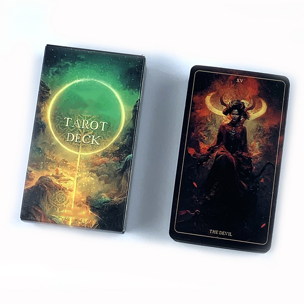 Tarot Cards Deck With Guidebook - Tarot-Deck, ein 78-teiliges Kartendeck für Schicksals-