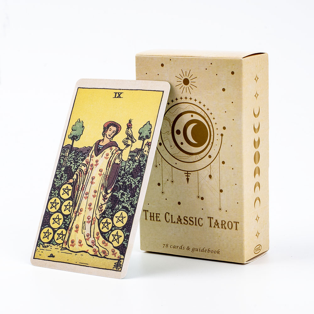 Tarot Cards Deck With Guidebook - Das klassische Tarot-Brettspiel für Anfänger, 78