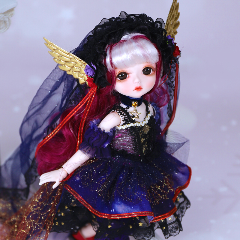 Bjd Doll 1 6 Full Set With Clothes - Traum Fee 1/6 Puppe Prinzessin Kleid