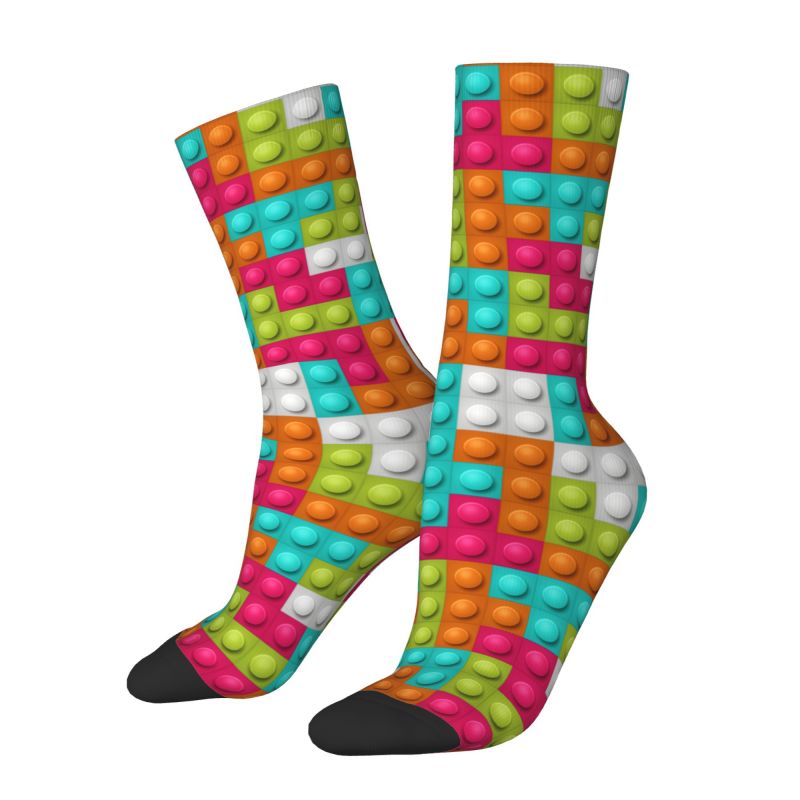 Building Blocks - Benutzerdefinierte Kawaii Herren bunte Bausteine Muster