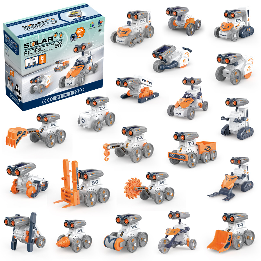Stem Solar Robot Kit For Kids - 21 IN 1 STEM Solar Roboter