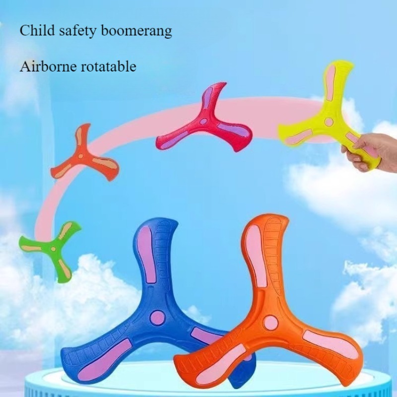 Educational Toys - Kinder Bumerang Weiche Drei-blatt Kreuz Erwachsene-kinder