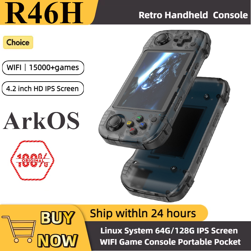 Retro Handheld Game Console R36S - R46H Retro Spielkonsole Handheld 1024*768 4,2