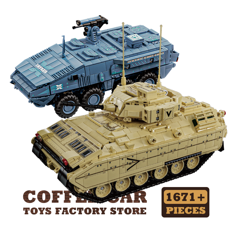 Lego Compatible Military Tank - Hauptpanzer T-14 Bausteine Soldat Gepanzerte Fahrzeuge