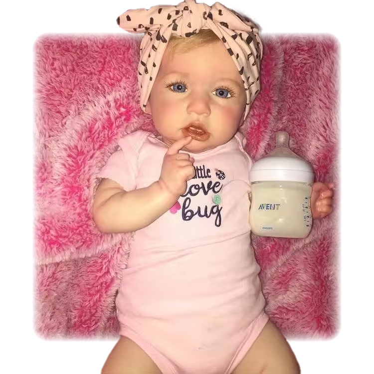 Reborn Baby Doll Silicone Realistic - Günstige Hochwertige 22 Zoll Mini Realistische