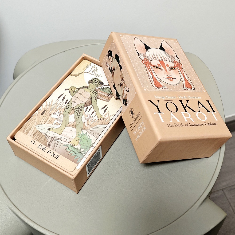 Tarot Cards Deck With Guidebook - Yokai Tarotkarten 78 Stück Japanische Folklore