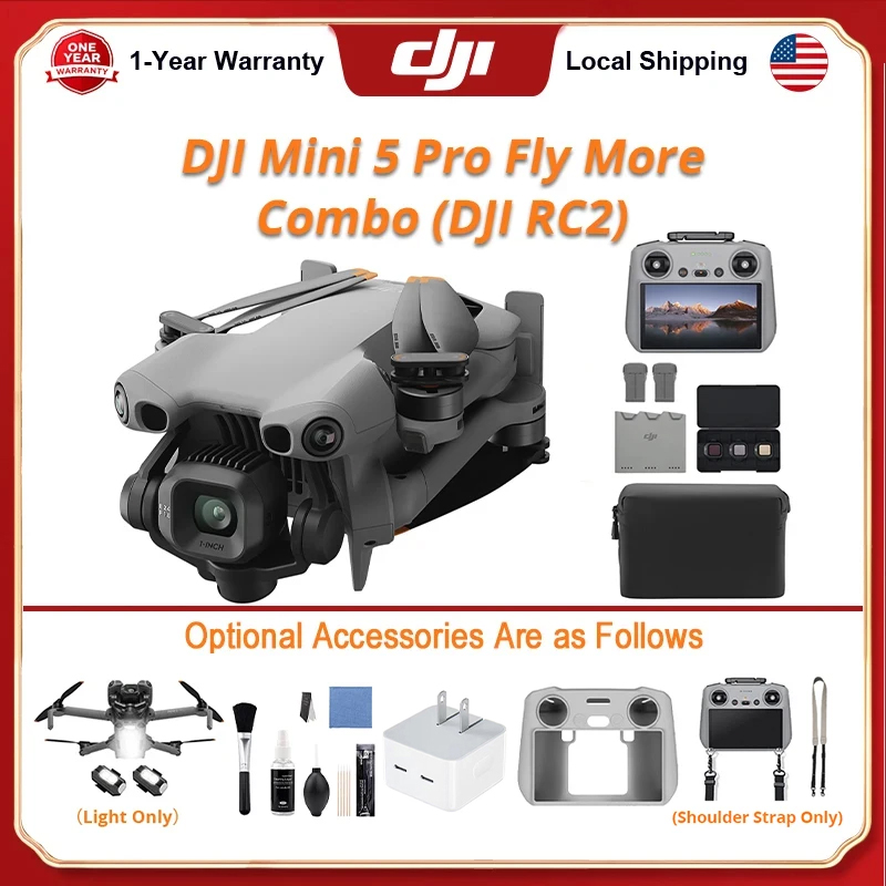 DJI Mini 5 Pro Fly Combo Drohn – Fpv Brushless Rc Drone 4K Bewertung und Preis