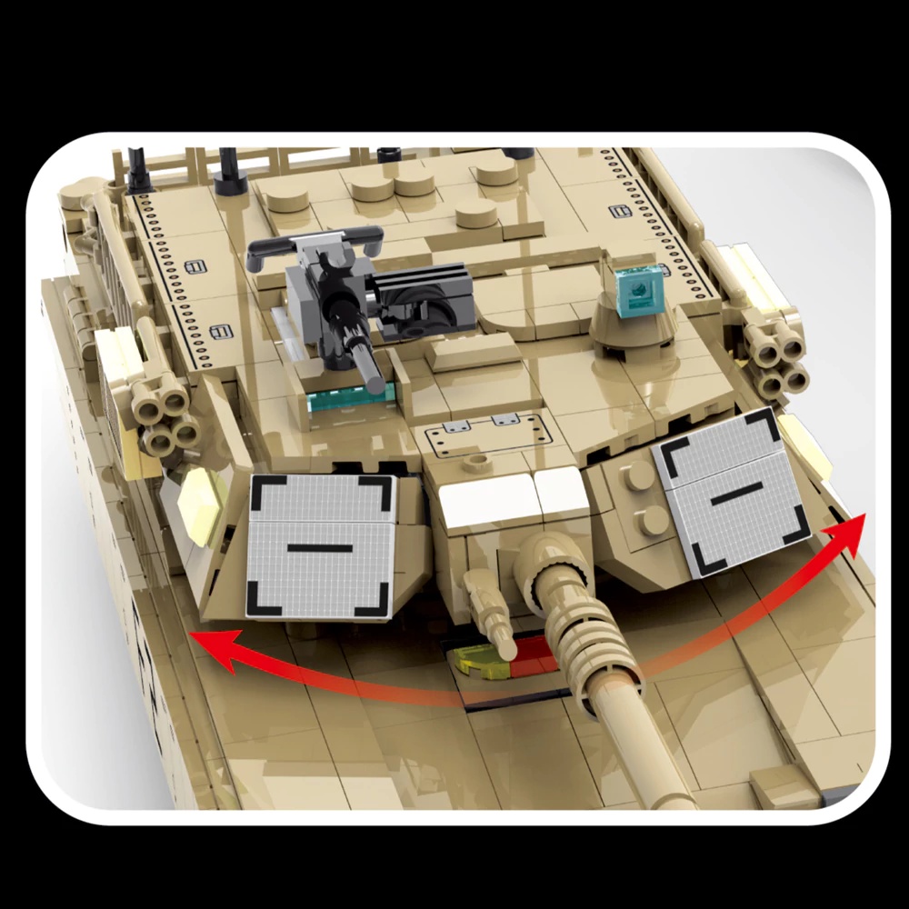 Klemmbausteine Militär M1070 P – Lego Compatible Military Tank Bewertung und Preis