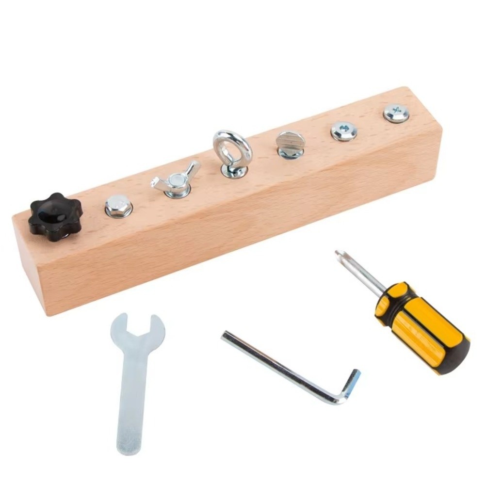 Neues tragbares Montessori-Sch – Montessori Wooden Busy Board Toddler Bewertung und Preis