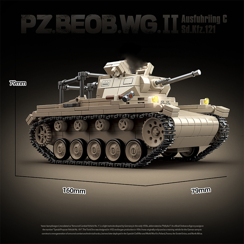 Militärisches Deutsches Armee- – Lego Compatible Military Tank Bewertung und Preis