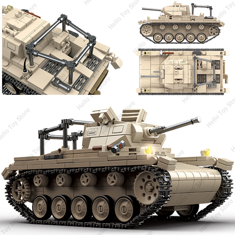 Militärisches Deutsches Armee- – Lego Compatible Military Tank Bewertung und Preis