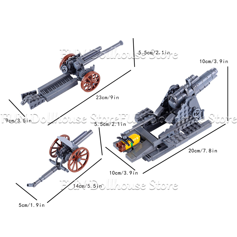 MOC WW1 Militär Armee Soldaten – Lego Compatible Military Tank Bewertung und Preis