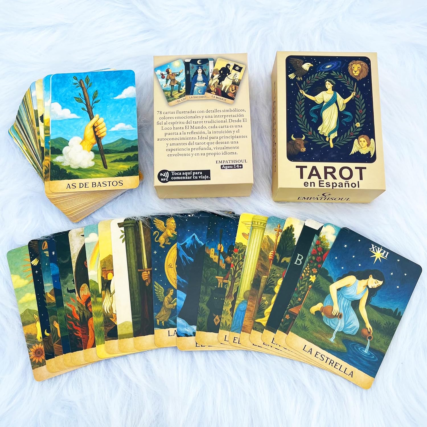 Spanisches Tarot-Deck, klassis – Tarot Cards Deck With Guidebook Bewertung und Preis