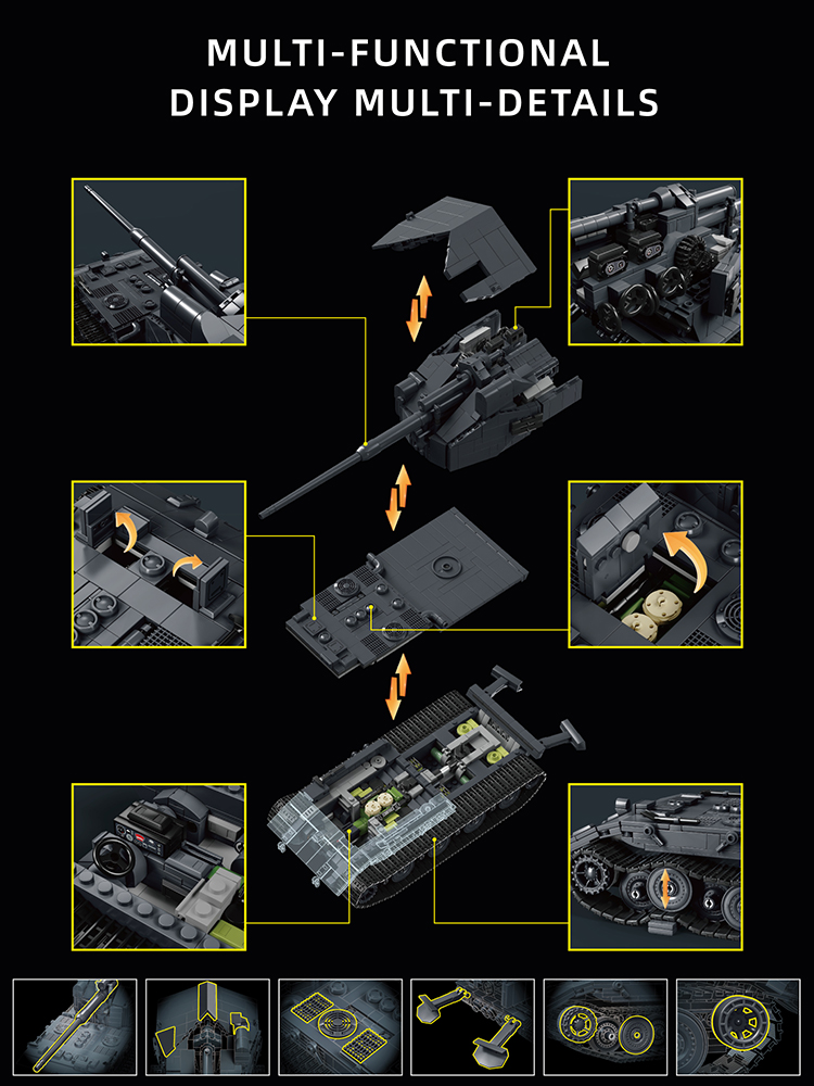 DIY MOC Waffentrager Militärar – Lego Compatible Military Tank Bewertung und Preis