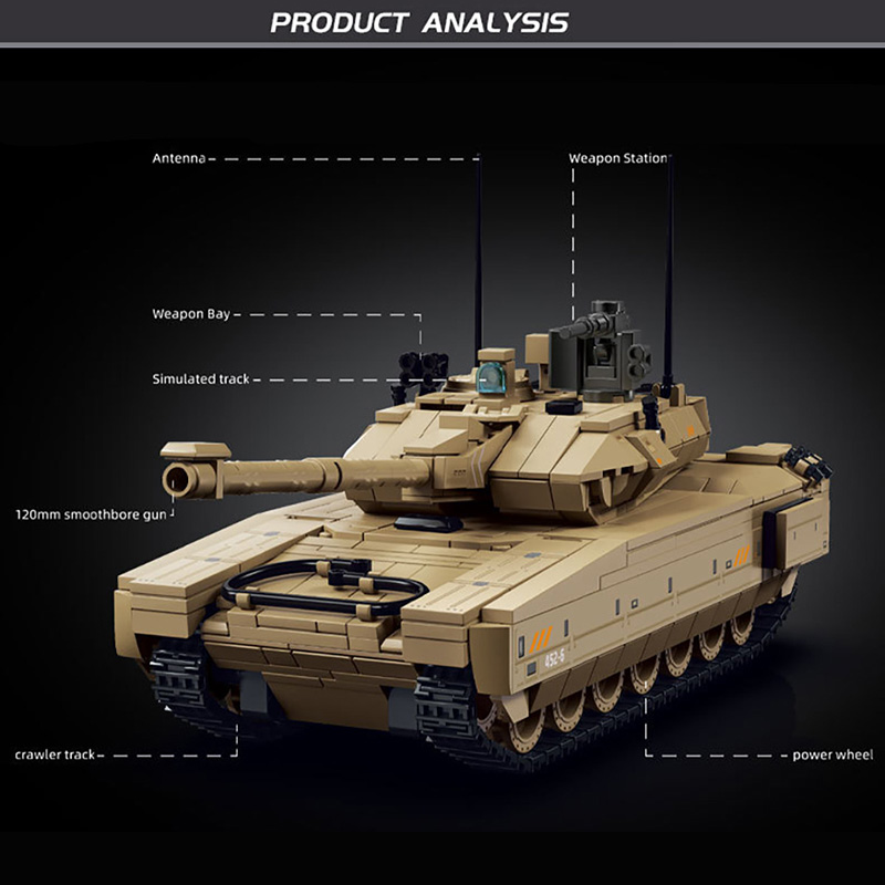 Militärisches 924-teiliges Del – Lego Compatible Military Tank Bewertung und Preis