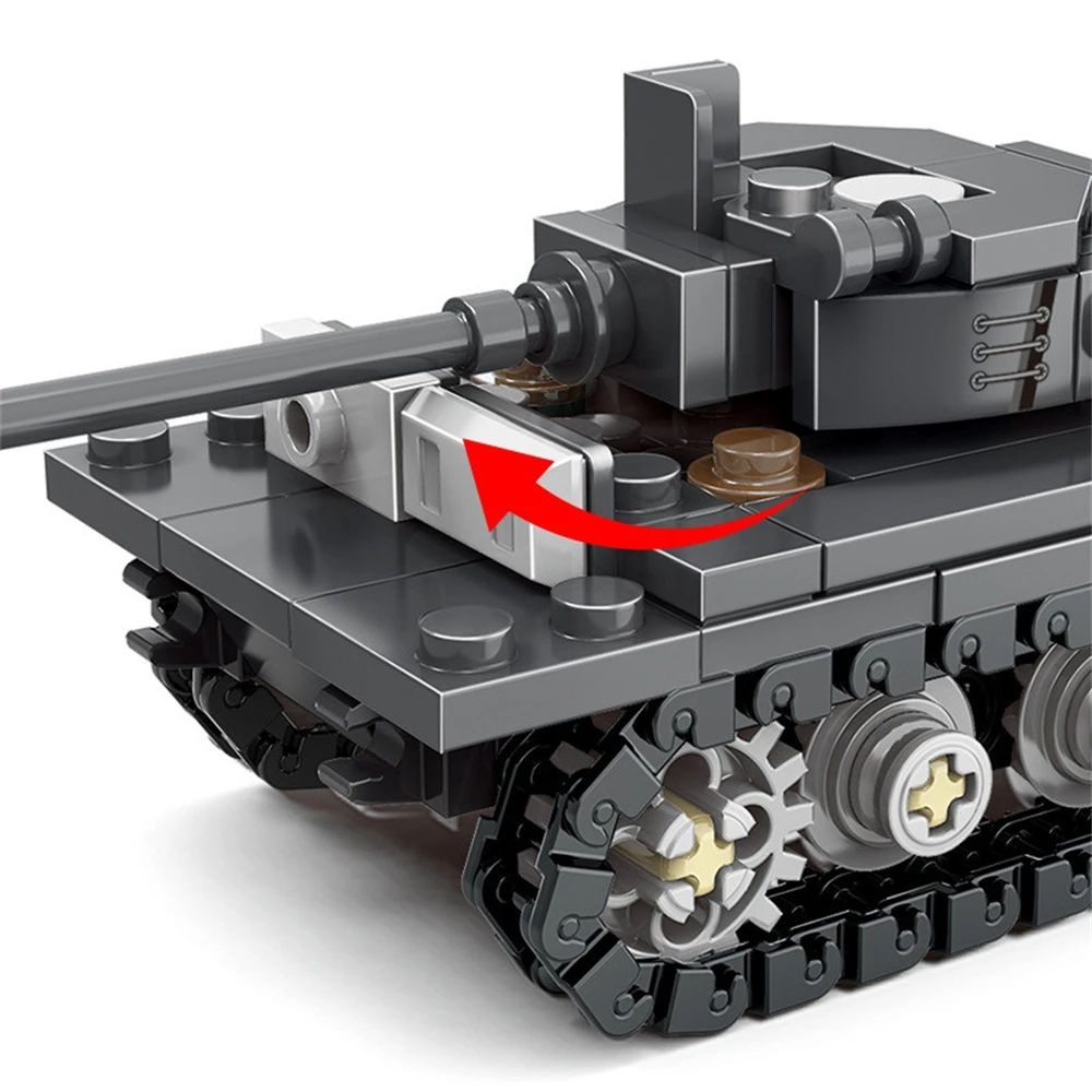 Weltkriegs-Armee Militärsoldat – Lego Compatible Military Tank Bewertung und Preis