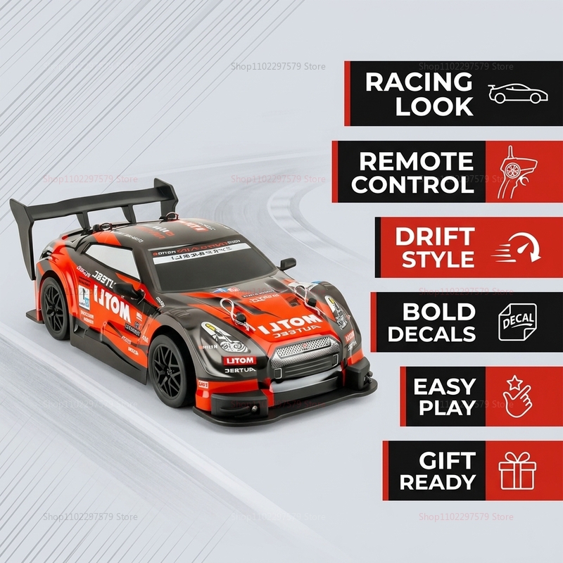 4WD Ferngesteuertes Drift-Renn – Rc Drift Car 1 24 Scale 4Wd Bewertung und Preis