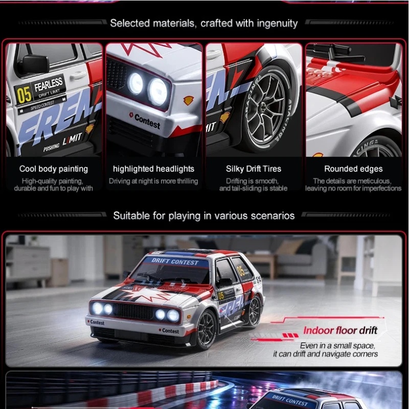Neues S300 1:24 4WD RC Drift-A – Rc Drift Car 1 24 Scale 4Wd Bewertung und Preis