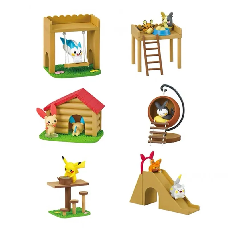 Pokemon Miniatur-Waldspielplat – Anime Action Figure Blind Box Bewertung und Preis