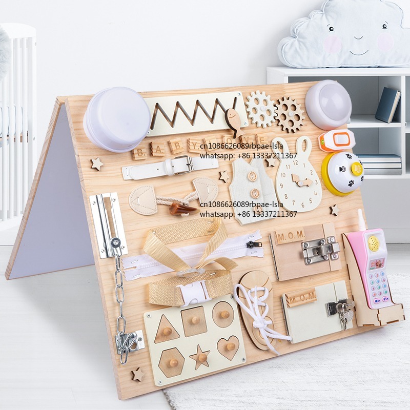 Montessori Busy Board Holz-Sen – Montessori Wooden Busy Board Toddler Bewertung und Preis