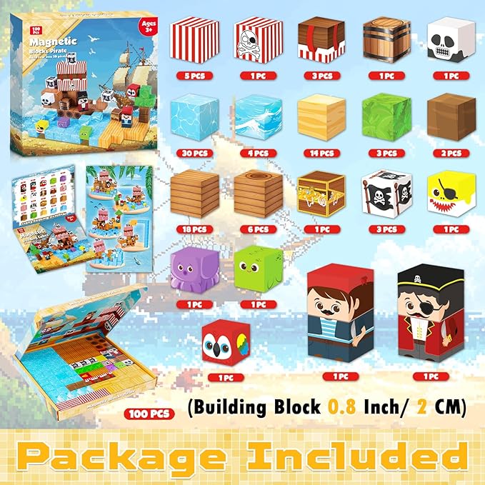 Magnetische Blöcke – 100 Stück – Magnetic Building Tiles Set 100Pcs Bewertung und Preis