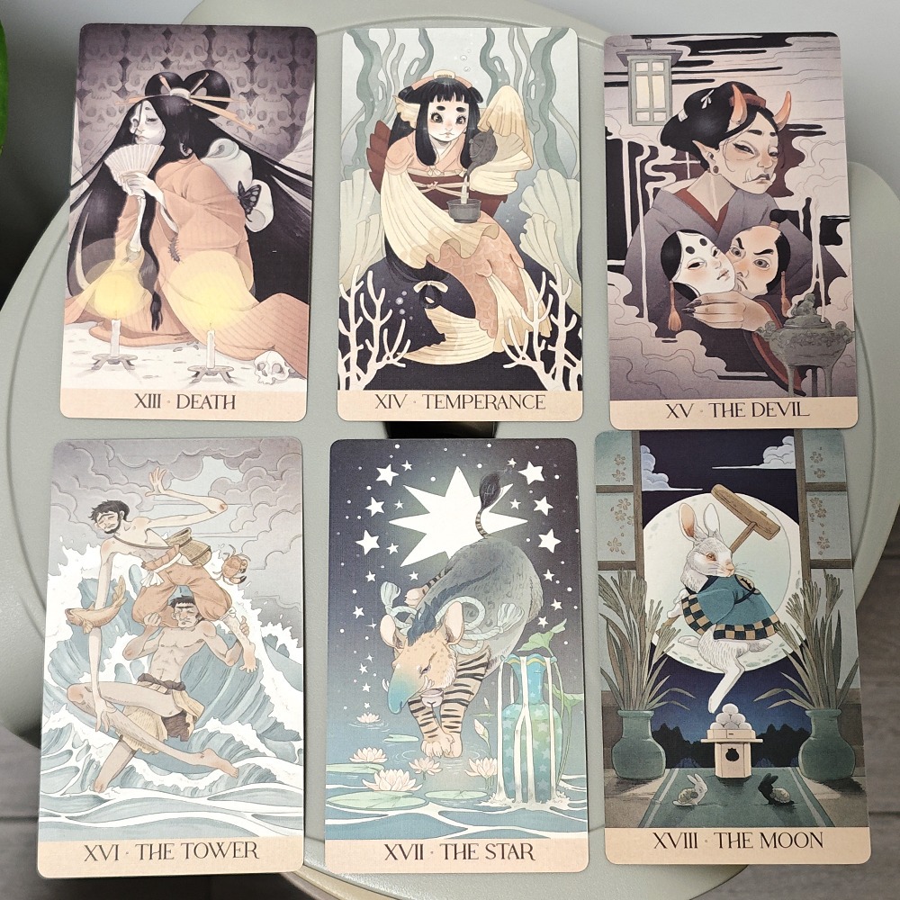 Yokai Tarotkarten 78 Stück Jap – Tarot Cards Deck With Guidebook Bewertung und Preis