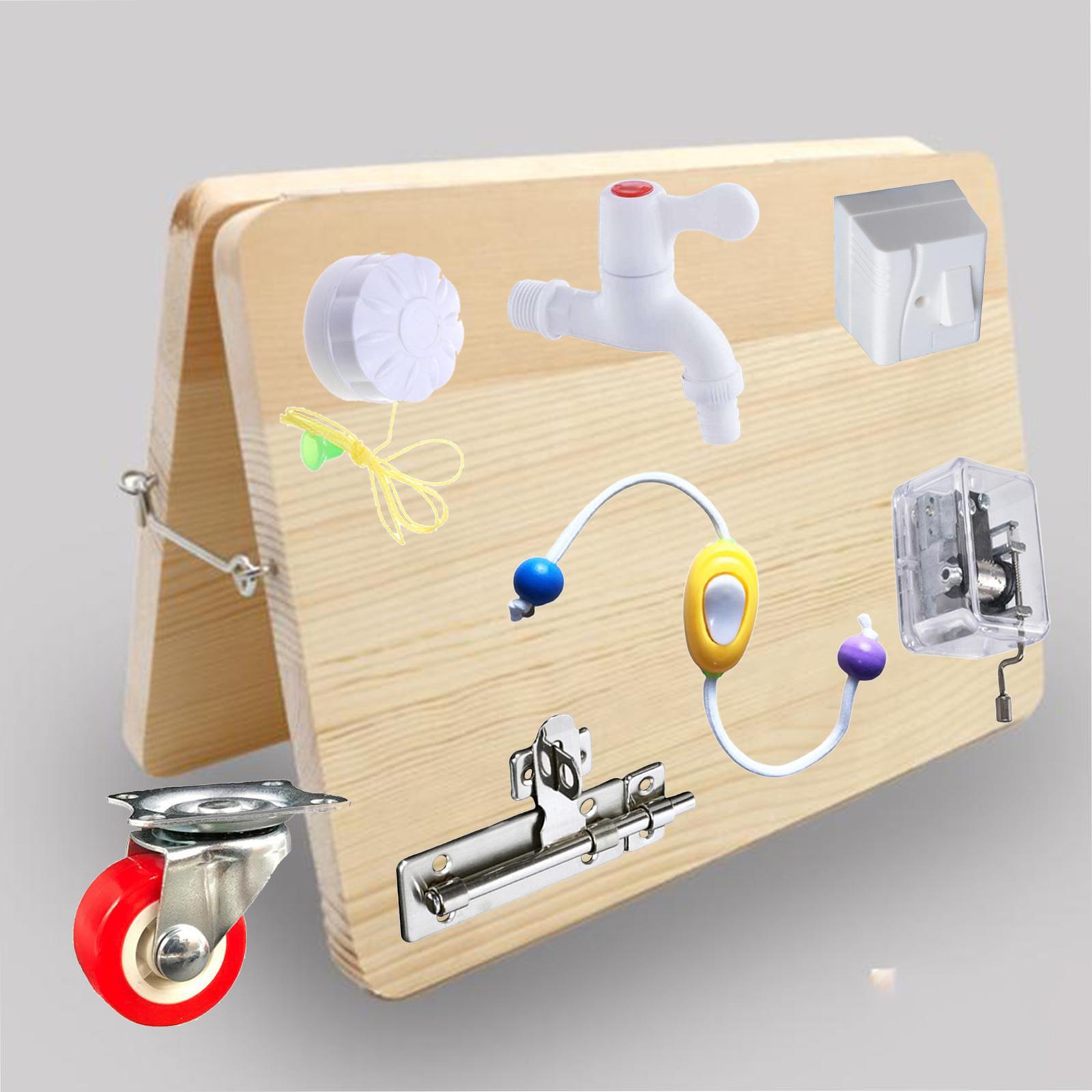 Montessori Sensorisches Beschä – Montessori Wooden Busy Board Toddler Bewertung und Preis